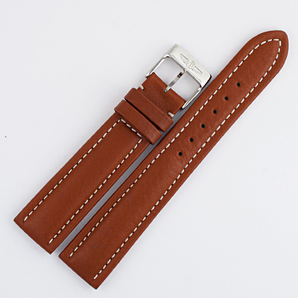 Breitling brown leather strap (18x16)