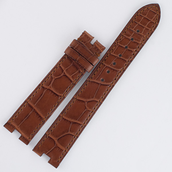 Omega brown crocodile strap (18x16)