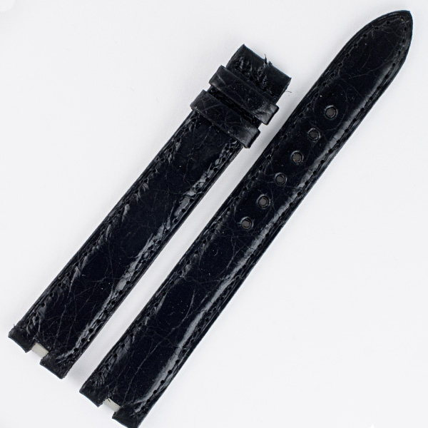 Cartier black alligator strap (16x14)