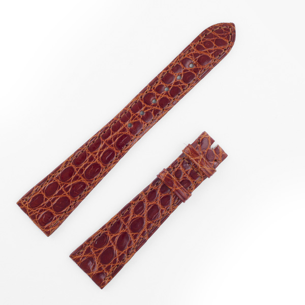 Patek Philippe brown crocodile strap (19x14)