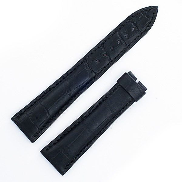 Breguet  Alligator strap black padded (20x16)