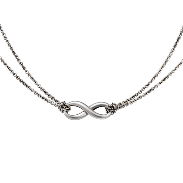 Tiffany & Co. Infinity pendant in sterling silver