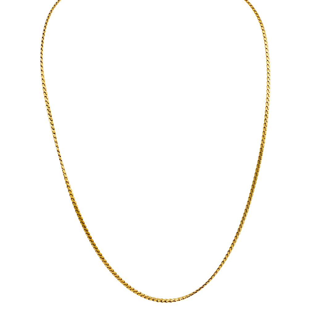18k gold chain. 8.5 pennyweights.