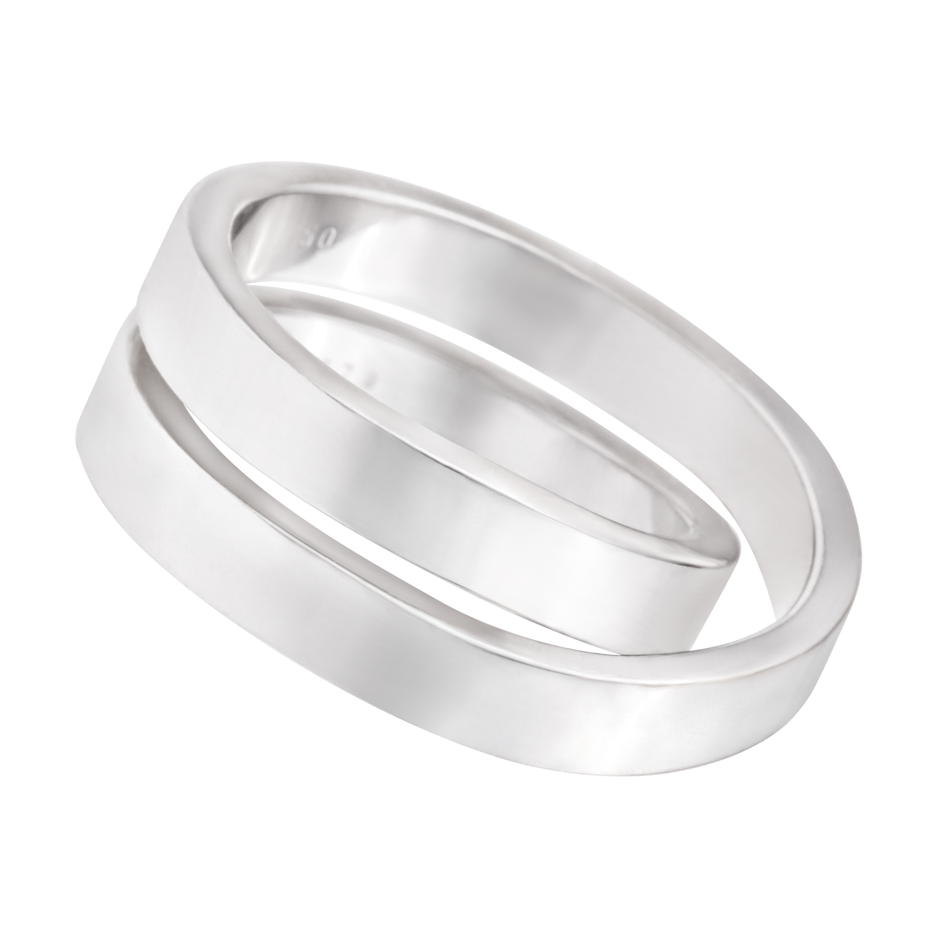 Cartier Crossover ring in 18k white gold