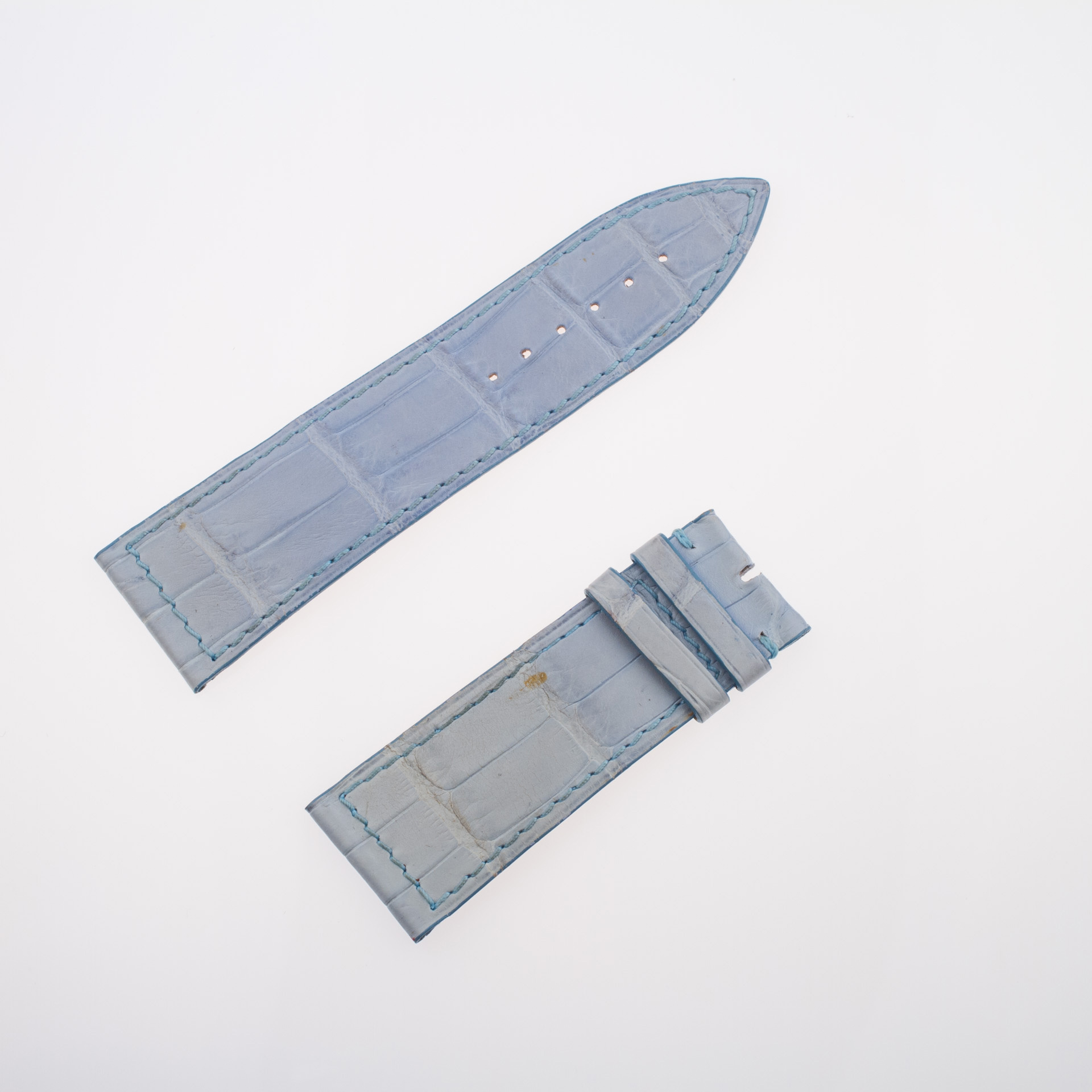 Franck Muller blue leather strap (24mm x 21mm)