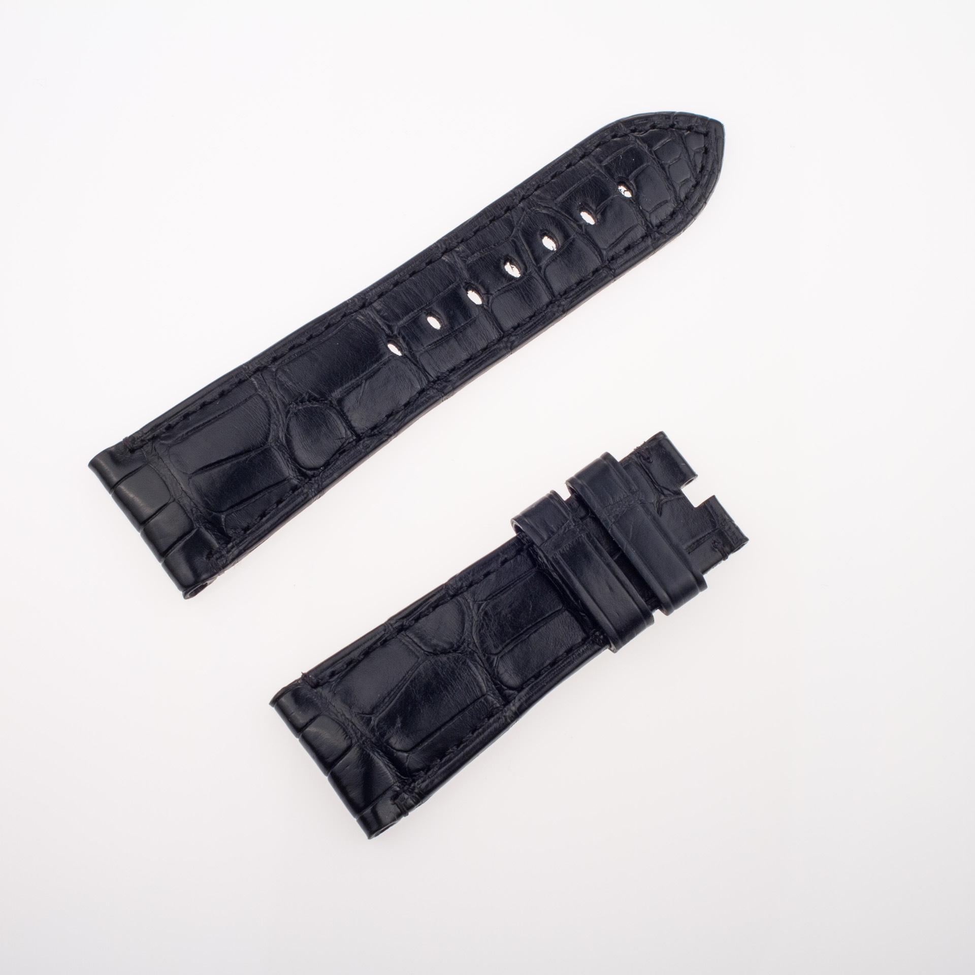 Panerai black alligator leather strap (26 x 22 mm)