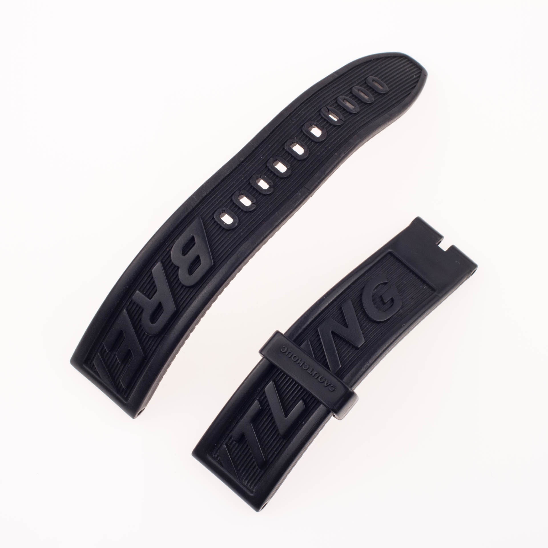 Breitling black rubber strap (22mm x 20mm)