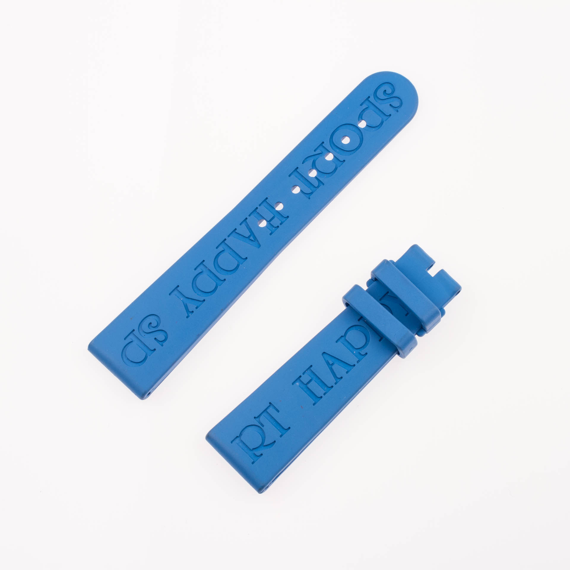 Chopard blue rubber strap (19mm x 16mm)