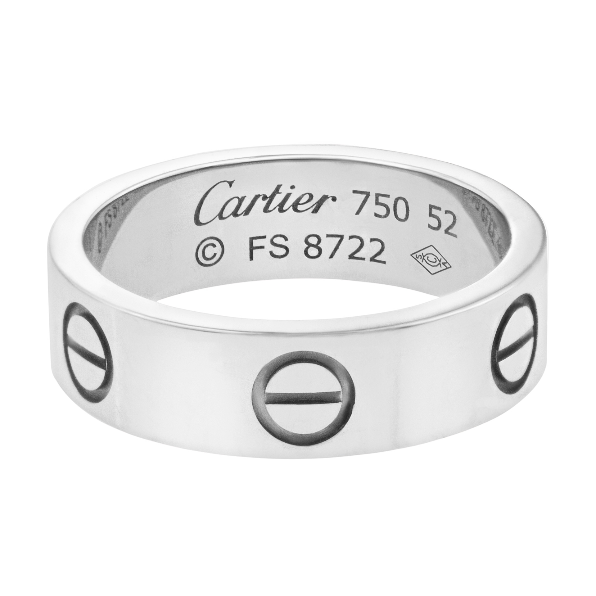 Cartier LOVE ring in 18K white gold