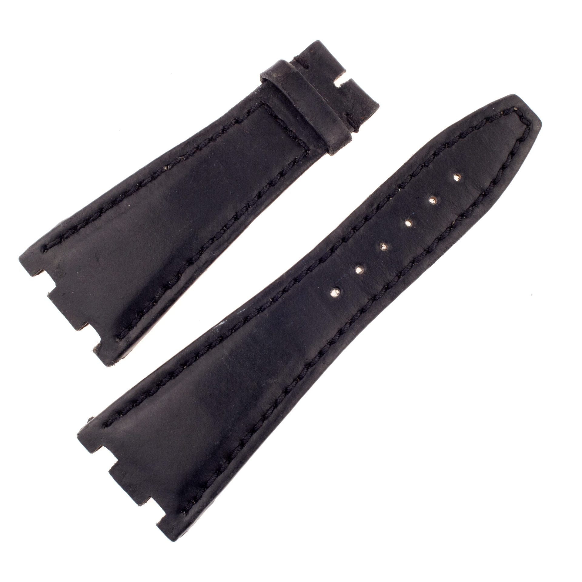 Audemars Piguet black leather strap (27.5mm x 17.5mm)