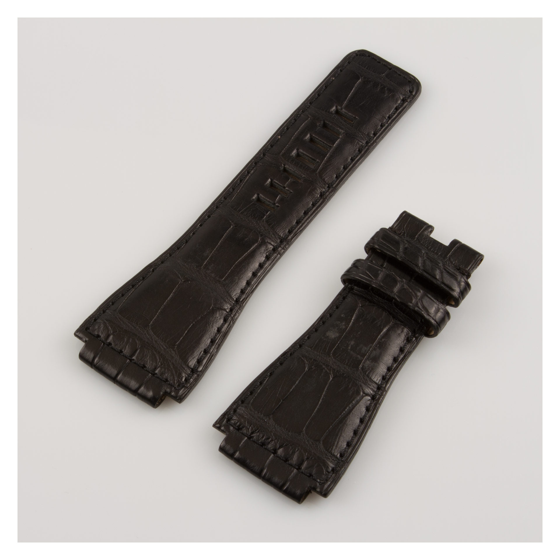 Bell & Ross black alligator strap (24x24).