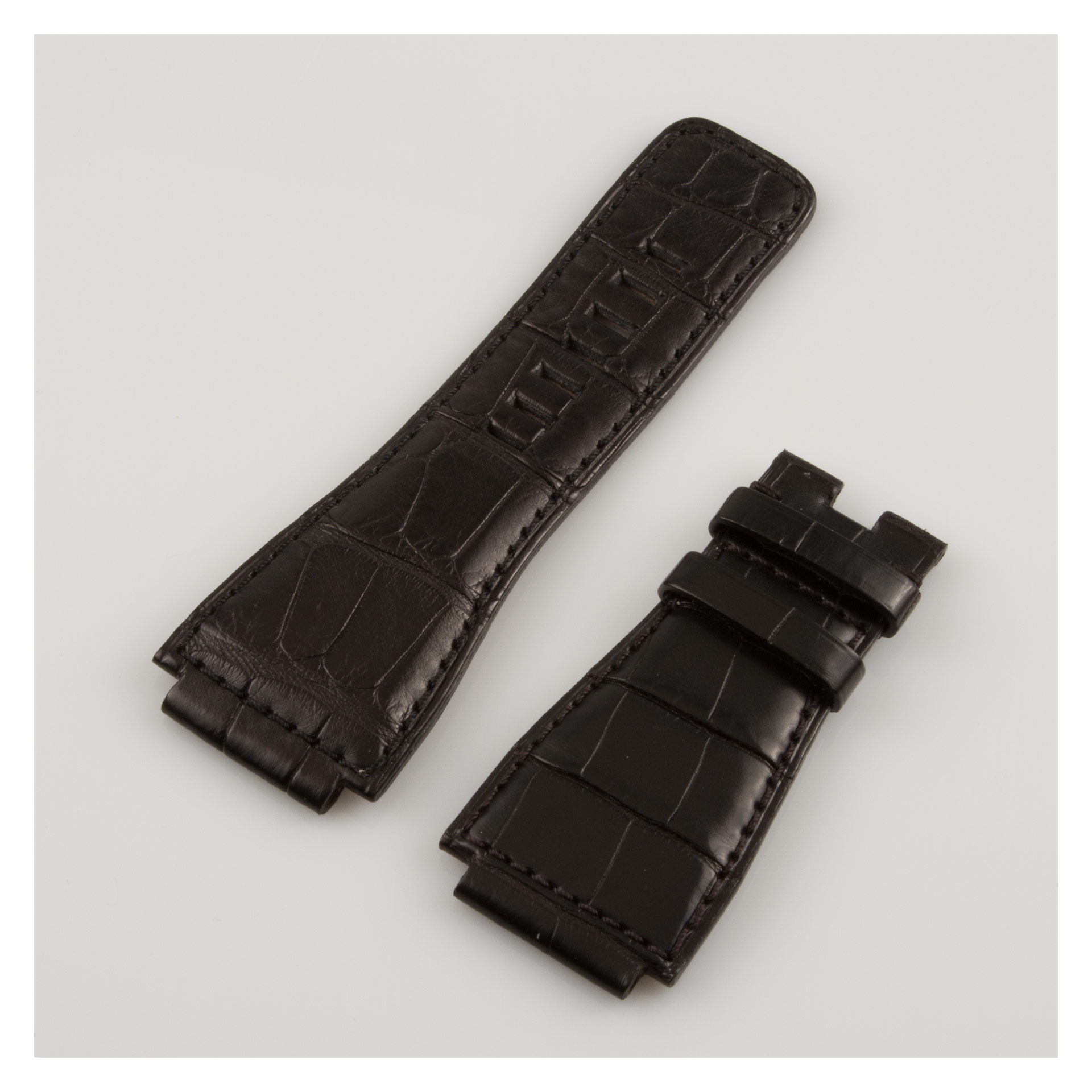 Bell & Ross black alligator strap (24x24)