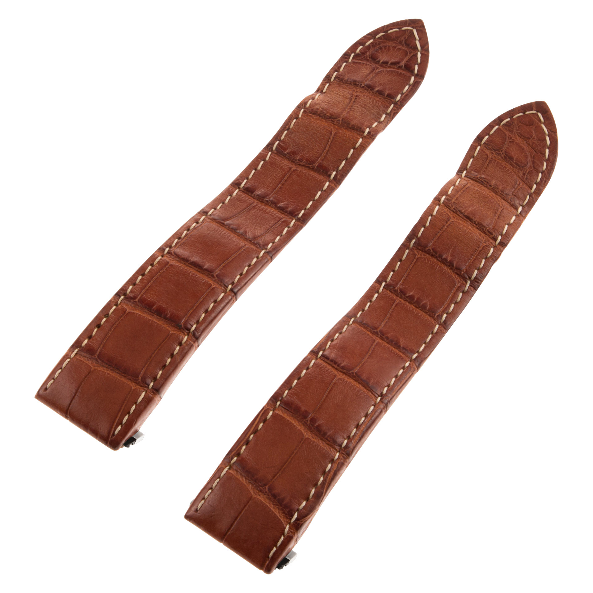 Cartier alligator brown strap (20 x 16.5)