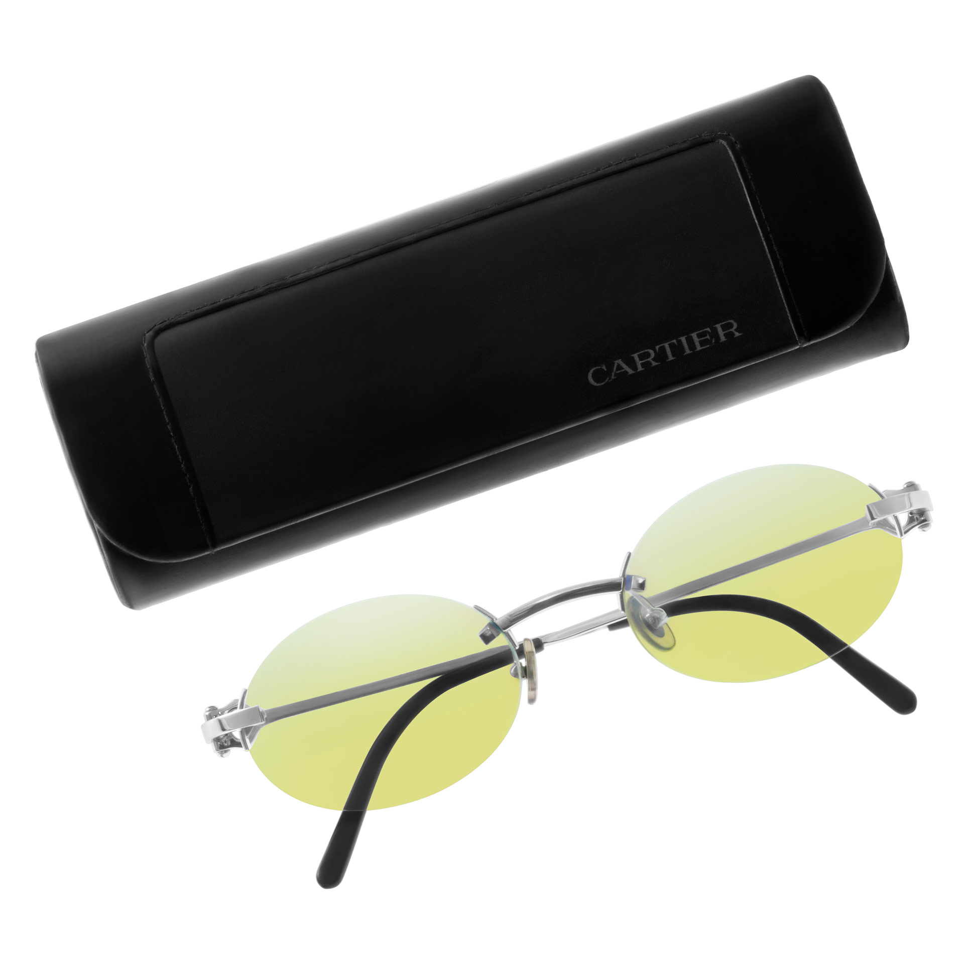 Cartier sunglasses steel frames