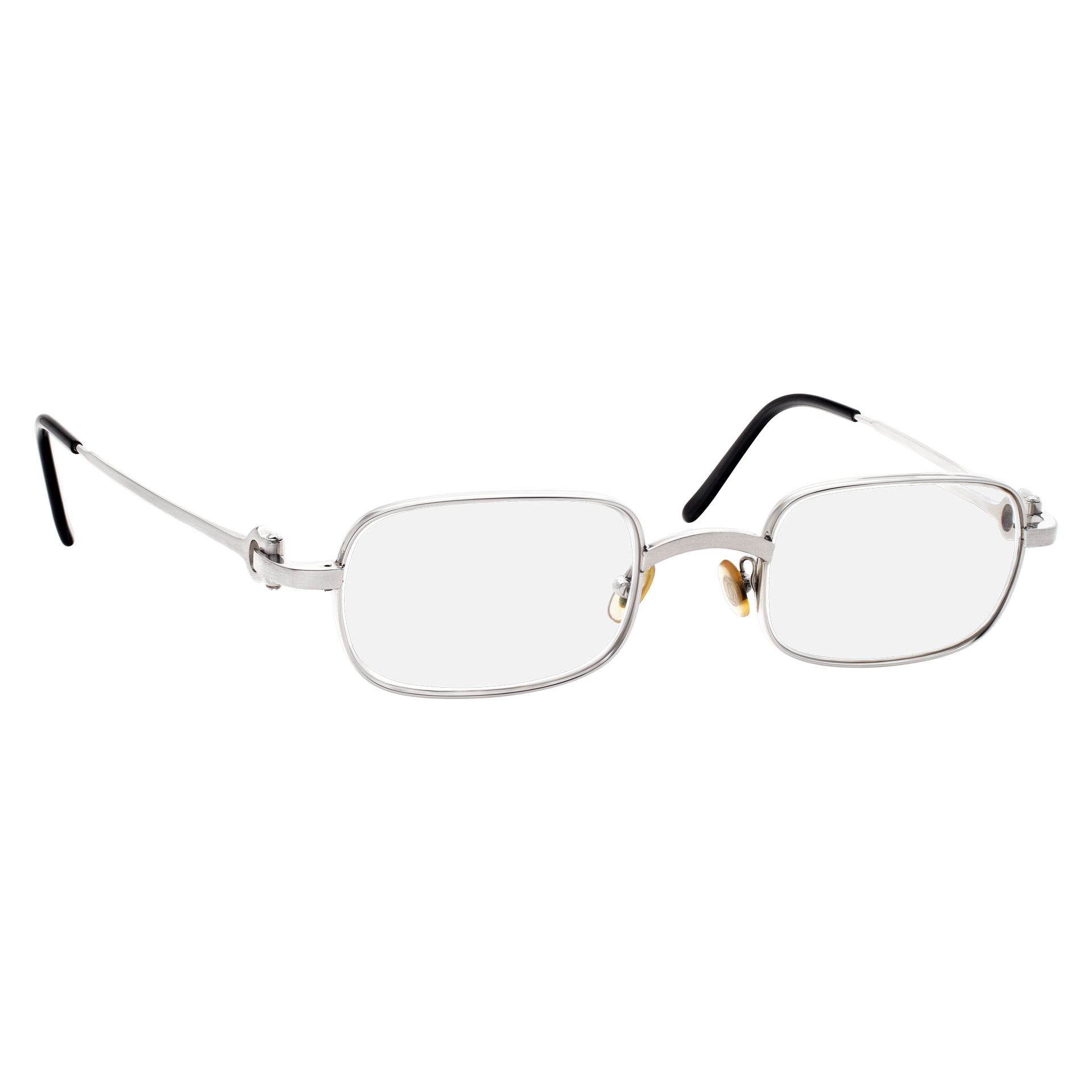 Cartier Bolon model frame glasses in stainless steel