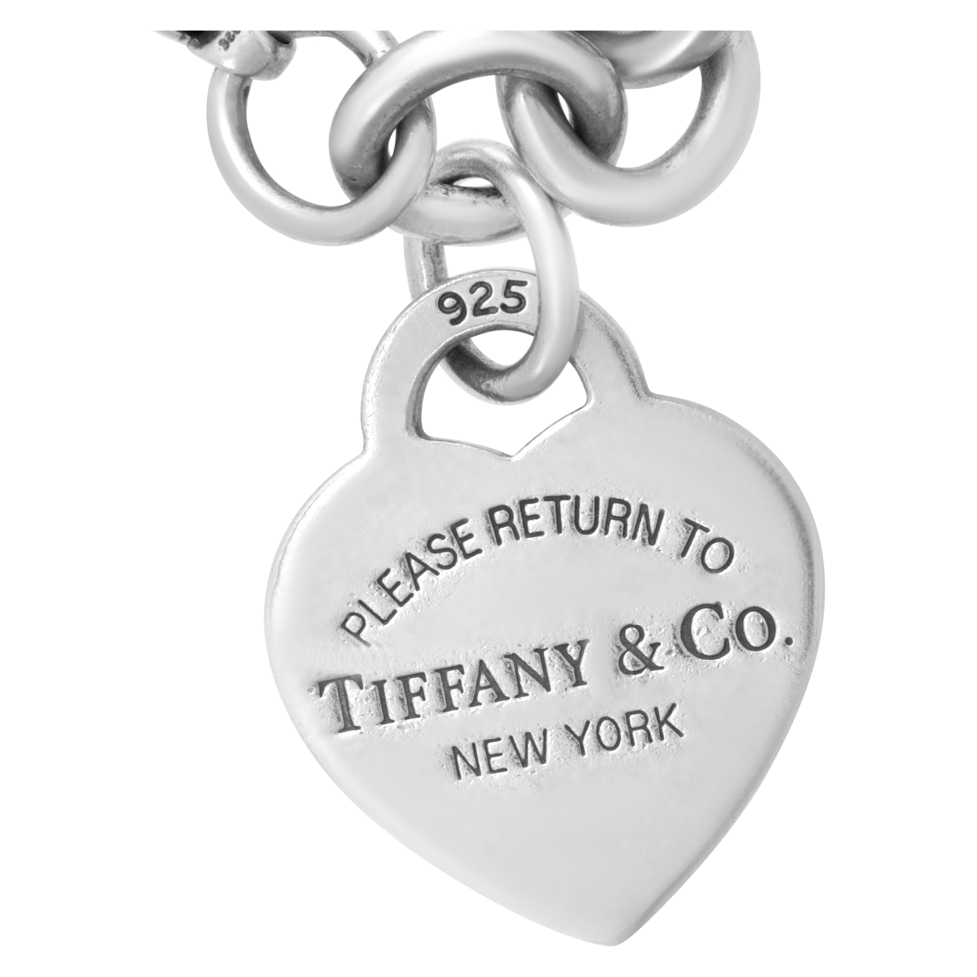 Tiffany & Co. sterling "Return to Tiffany" chain bracelet