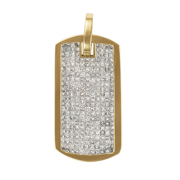 Fancy and stylish 14k diamond pendant