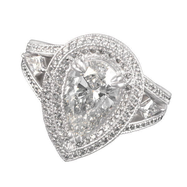 GIA Certified Diamond Ring  (G color, SI2 Clarity)