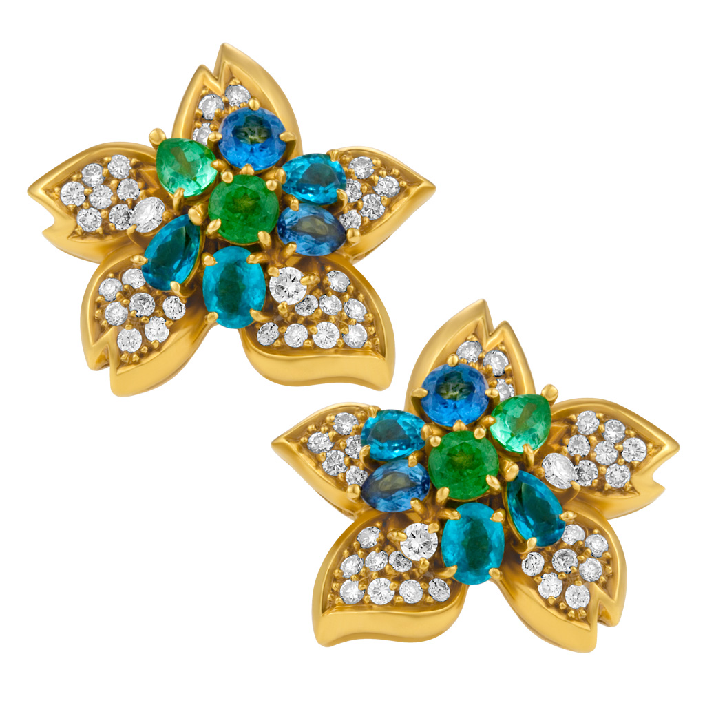 H.Stern flower earrings