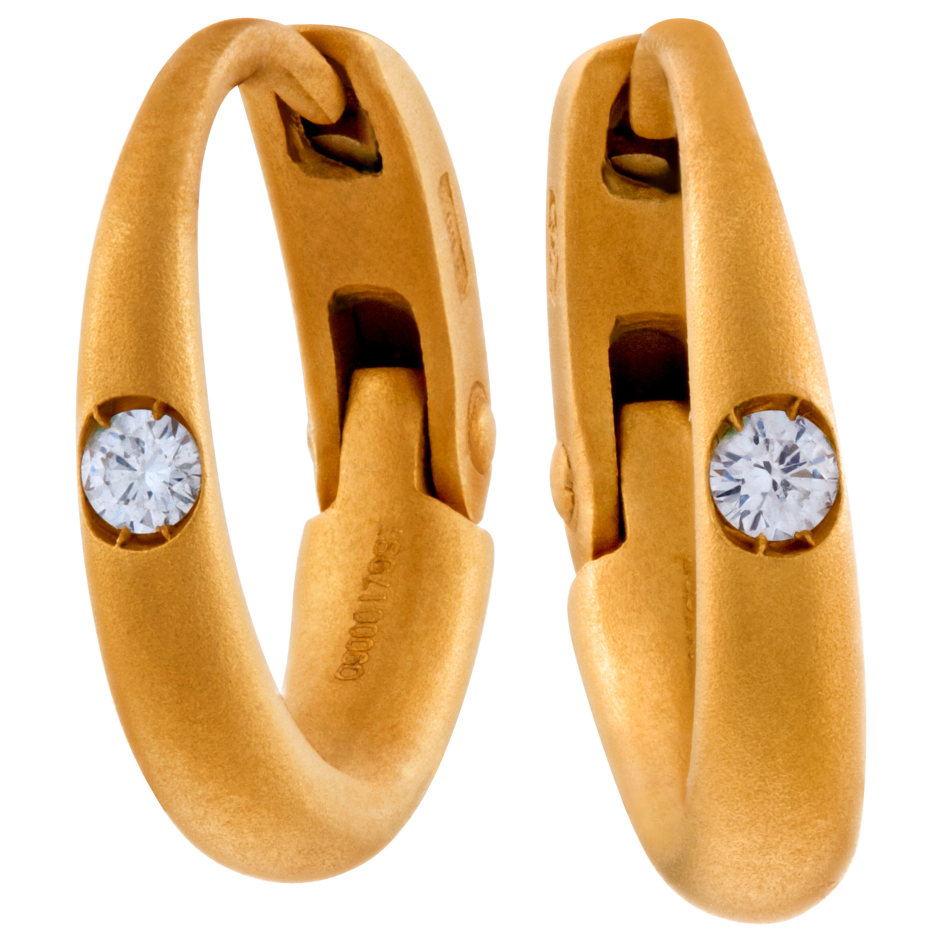 Pomellato Sabbia Diamond Earrings In 18k