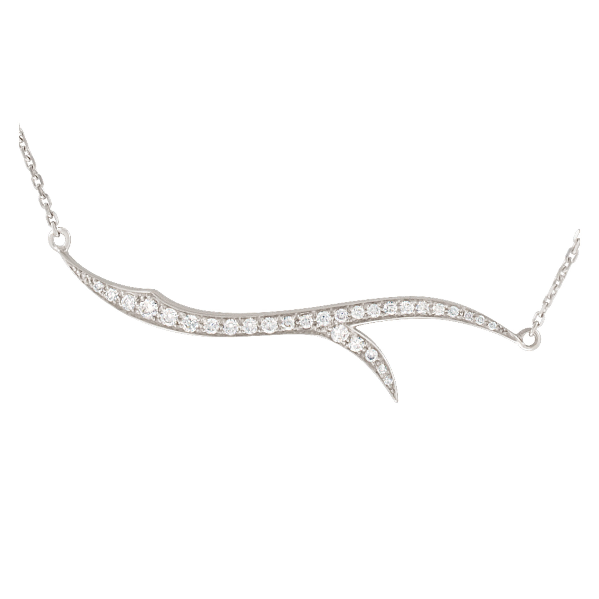 Stephen Webster 18k white gold necklace with diamonds