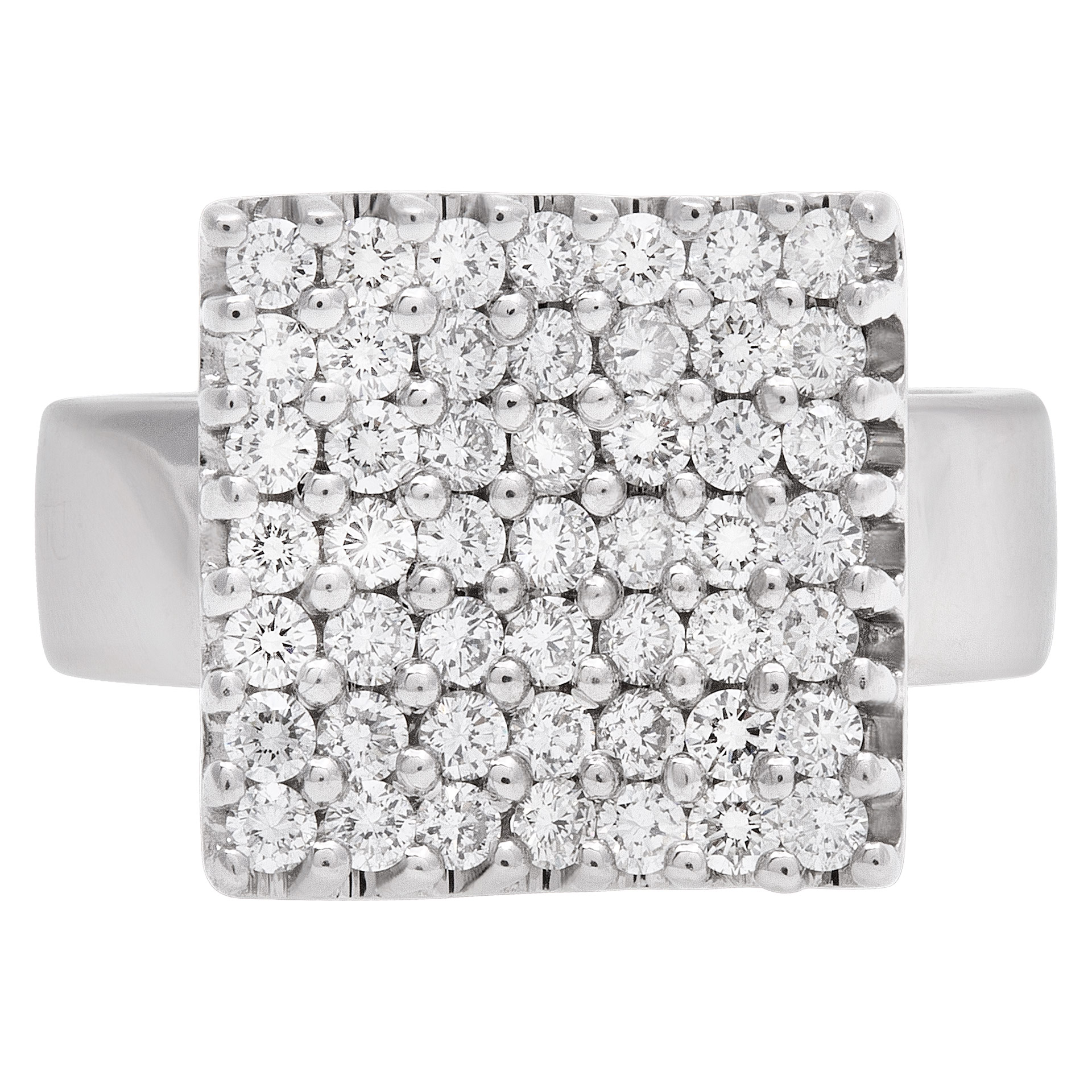 DD Davite & Delucchi Gioielli diamond ring with over 1.20 cts in 18k white gold