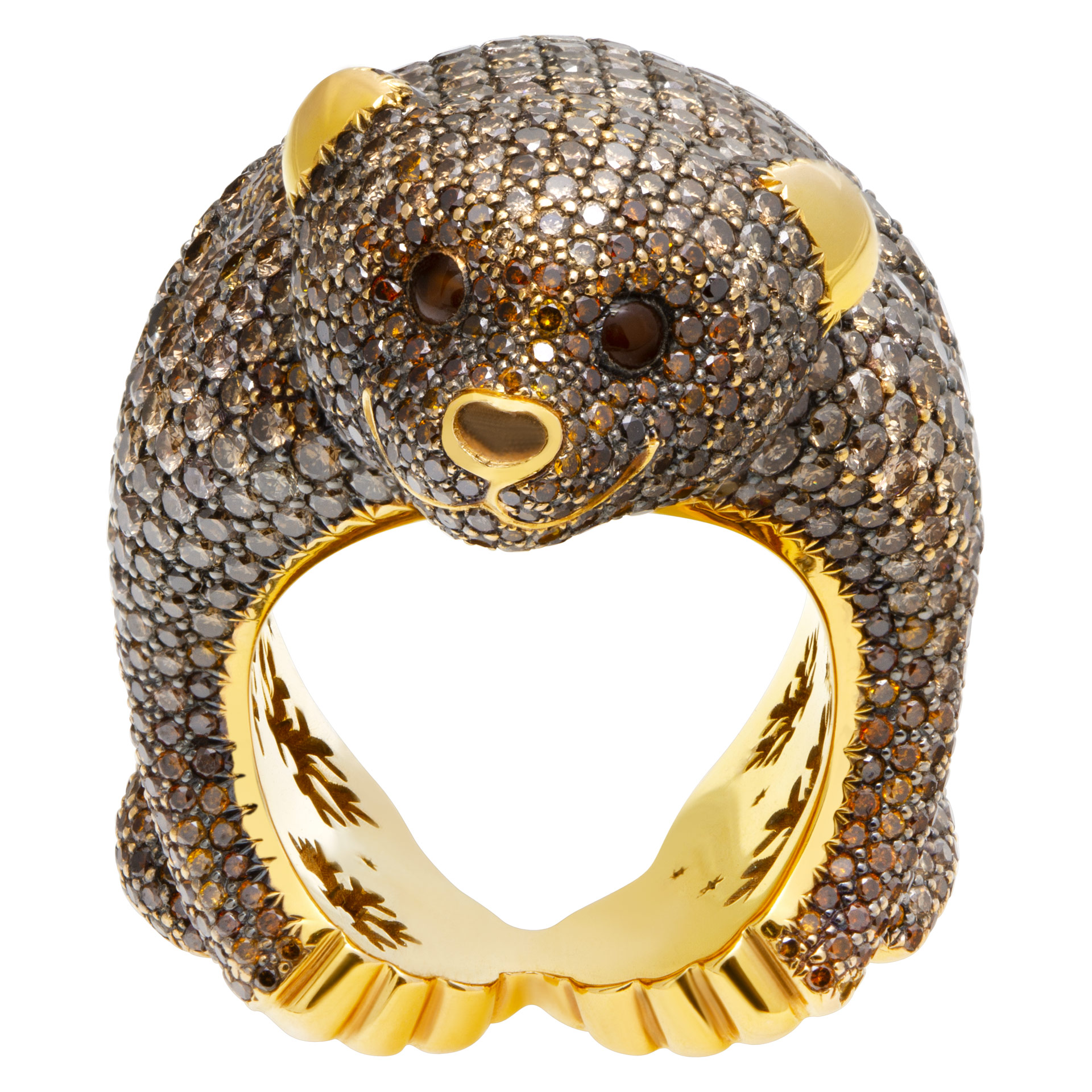 Masterpiece Chopard Diamond bear "Animal World Collection" 18K Ring