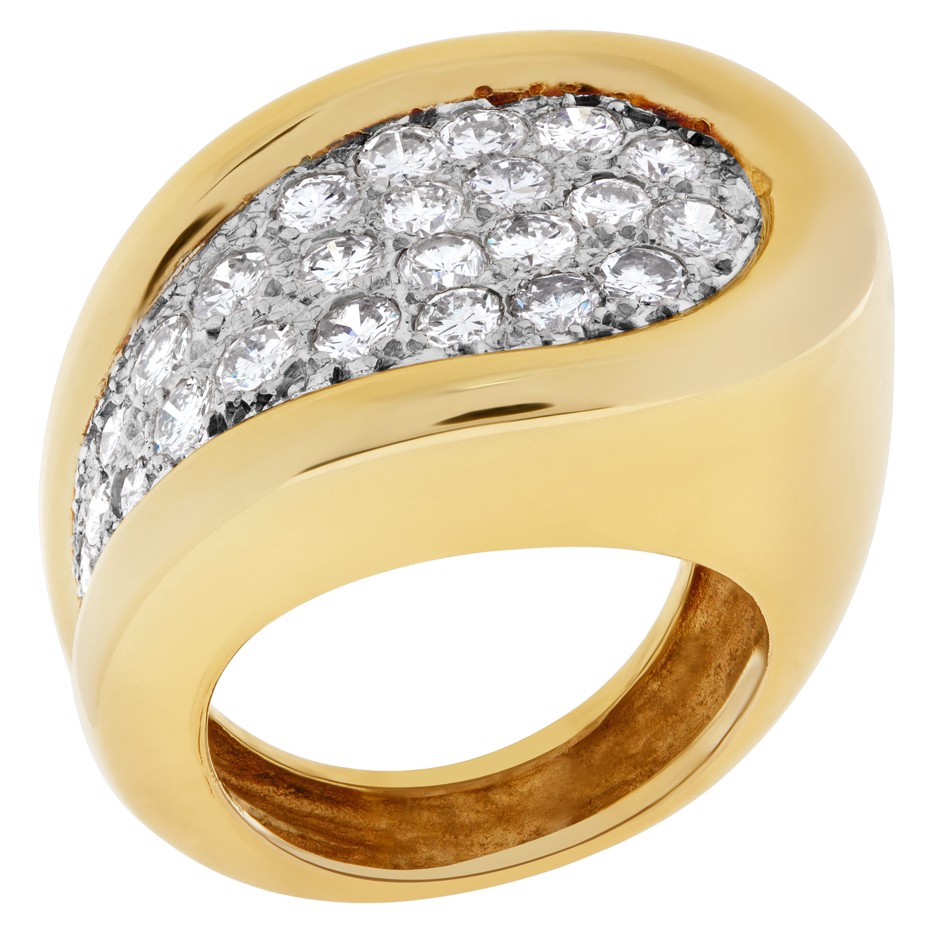 Diamond ring with approximately 2.25 cts in diamonds in 14k