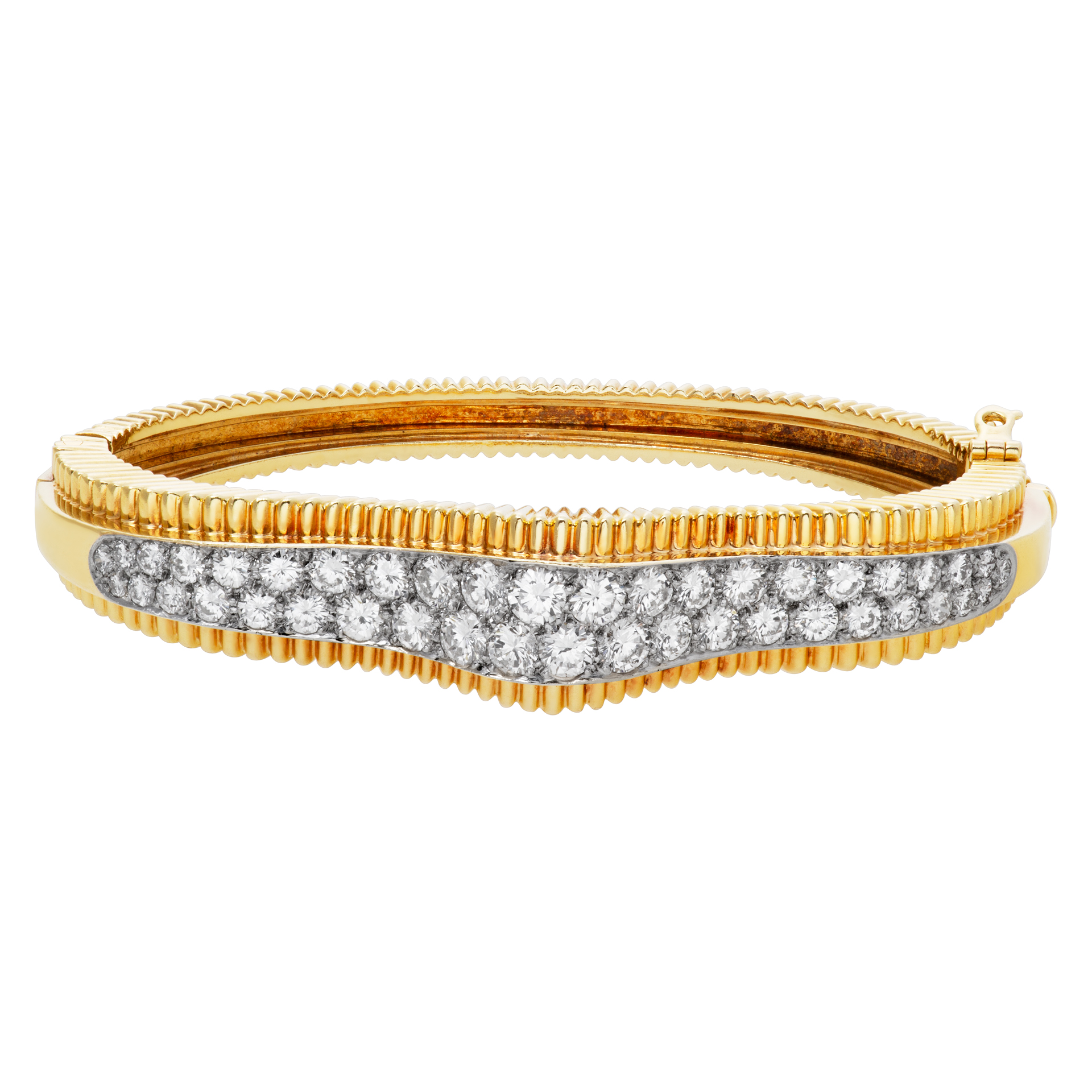 Diamond bracelet in 18k yellow gold