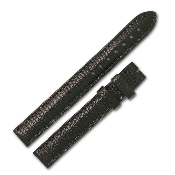 Cartier black lizard strap (13x12) image 1