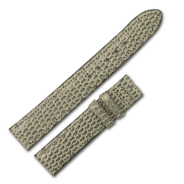 Ladies Cartier gray lizard strap (15x14) image 1