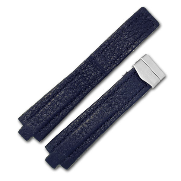 Tag Heuer dark blue leather strap (21x17) image 1