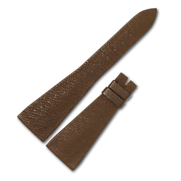 Corum brown ostrich strap (24x14) image 1