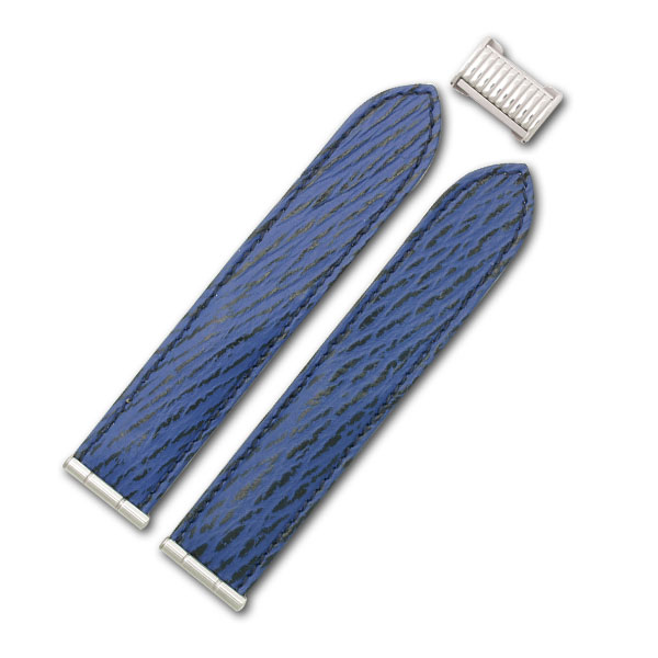 Boucheron Reflet medium steel blue shark strap (20x20) image 1