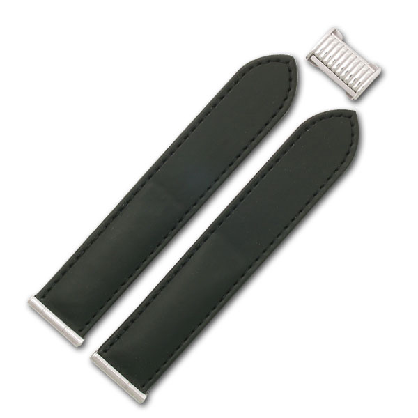 Boucheron Reflet medium steel black rubber strap (20x20) image 1