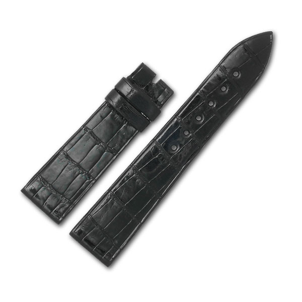 Piaget black alligator strap (19x16) image 1