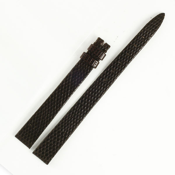 Rolex Dark chocolate brown crocodile strap (11x18) image 1