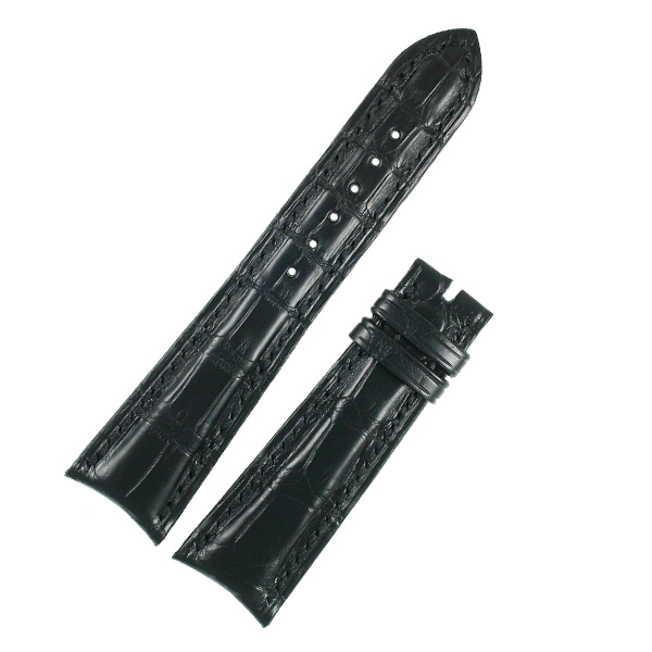 Men's Audemars Piguet black alligator strap. (23x18) image 1