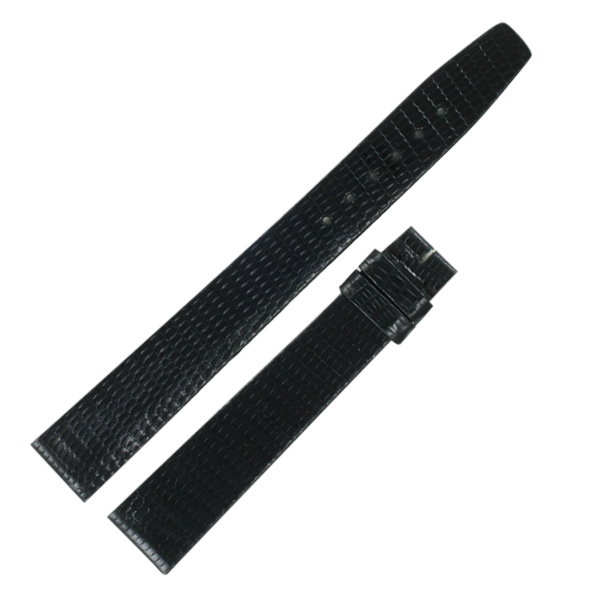 Cartier black lizard strap (17x13) image 1