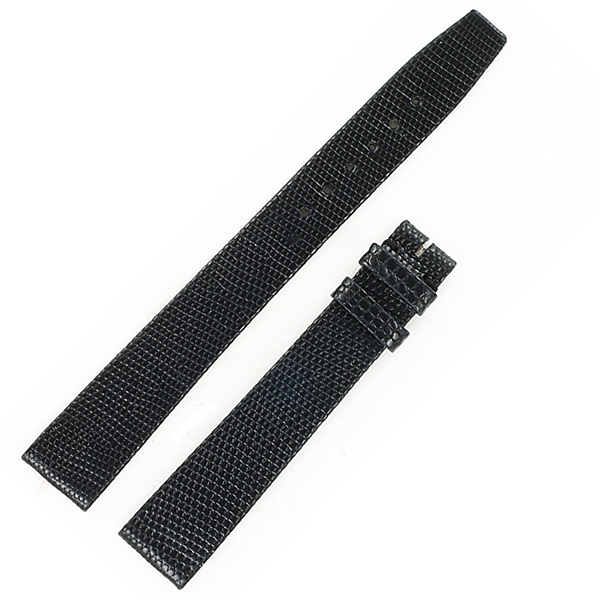 Cartier black lizard strap (17x14) image 1