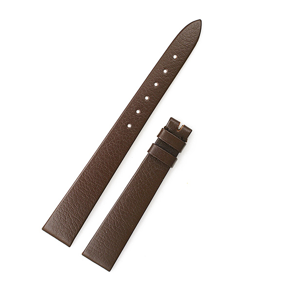 Ladies Rolex dark brown leather strap (13x10) image 1