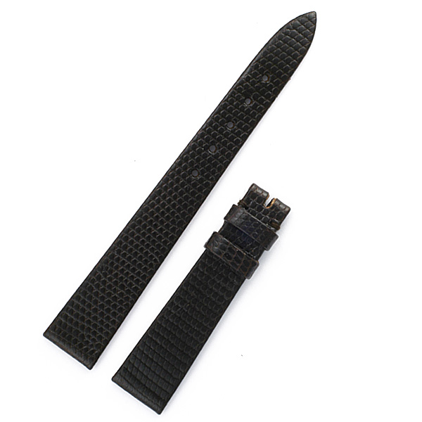 Rolex ladies dark brown lizard strap (13x10) image 1