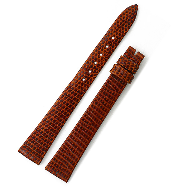 Ladies Rolex light brown lizard strap (14x10) image 1