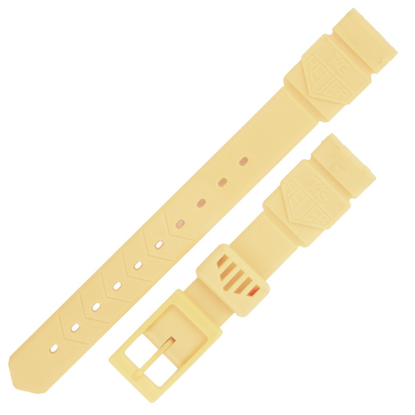 Ladies Tag Heuer ivory rubber strap (15x12) image 1