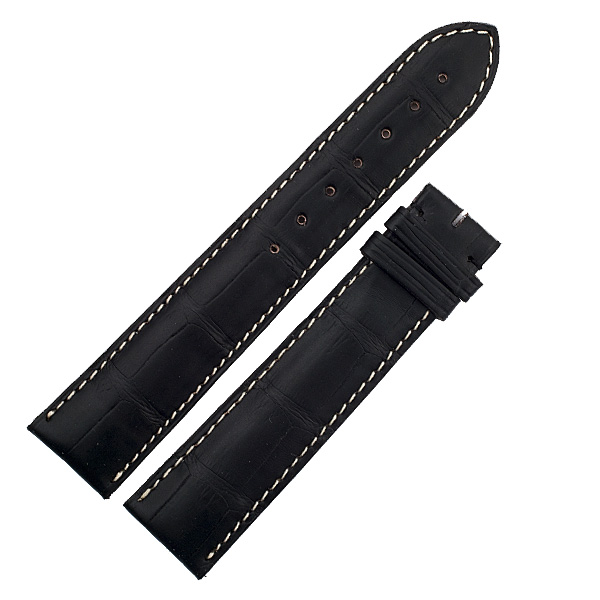 Cartier black alligator strap (20x18) image 1