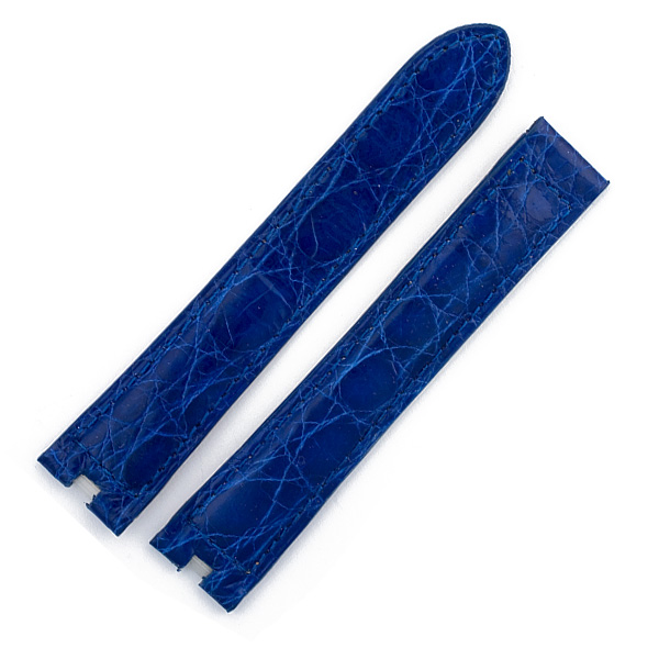 Cartier Must de blue crocodile strap (16x14) image 1