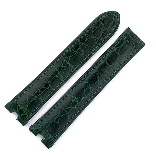 Cartier VLC green crocodile strap (17mmx15mm) image 1