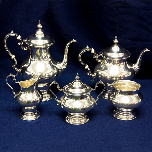 Puritan Tea Set by Gorham 5 piece Heavy & Regal 86.4 oz troy of sterling silver. image 1