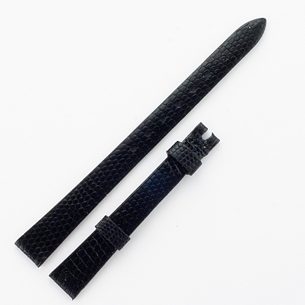 Corum black lizard strap (10x8) image 1