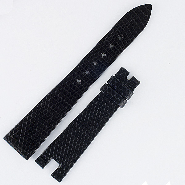 Corum black lizard strap (19x14) image 1